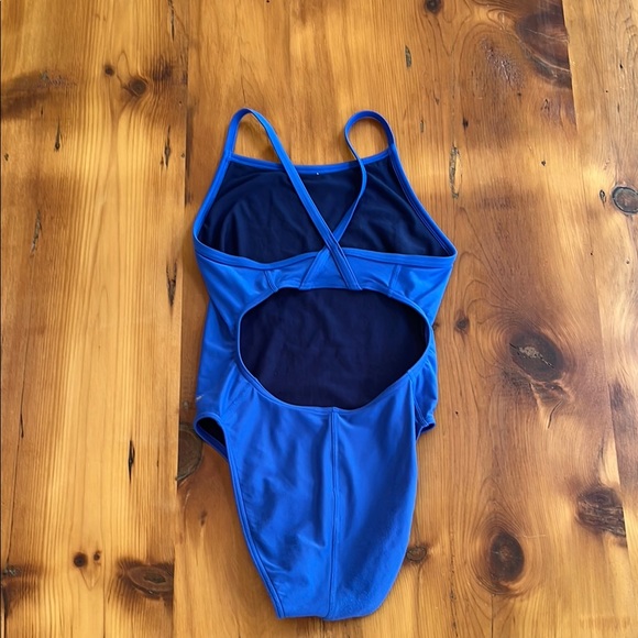 Sporti Women's Royal Blue One Piece practice / racing Swimsuit - Picture 2 of 2